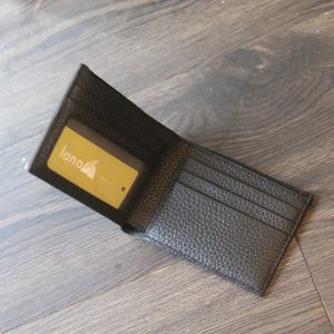 Ví da nam handmade dáng ngang có ngăn zip Lano VDNTK015 nam tính