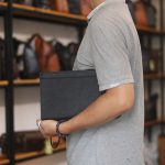 Túi clutch cầm tay nam khâu tay thủ công nhỏ gọn tiện lợi CLTK020