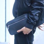 Clutch nam handmade khoá vân tay cao cấp Lano CLTK024