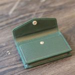 Ví da handmade đựng thẻ gọn gàng tiện lợi Lano VDNT14 lúc mở