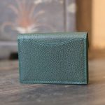 Ví da handmade đựng thẻ gọn gàng tiện lợi Lano VDNT14 mặt sau