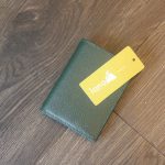 Ví da nam mini handmade Lano VDNTK031 mặt trước