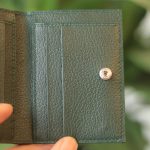 Ví da nam mini handmade Lano VDNTK031 ngăn thẻ phải