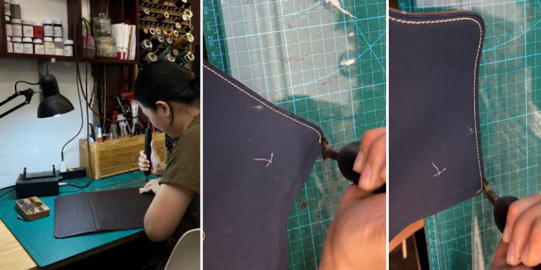 Phản ứng của các loại da với kỹ thuật ke viền Creasing.