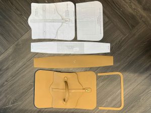 Bộ Leather Pattern với các thông tin kỹ thuật trên rập da